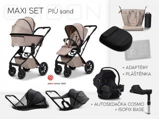 PIÚ Maxi set Black chrome - SAND