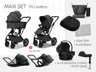 PIÚ Maxi set Black matt - ANTRA