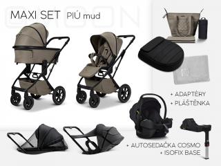 PIÚ Maxi set Black matt - MUD