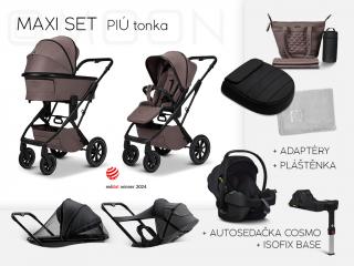 PIÚ Maxi set Black matt - TONKA
