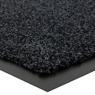 Antracitová vnitřní čistící vstupní rohož FLOMA Briljant (Bfl-S1) - 40 x 60 x 0,9 cm
