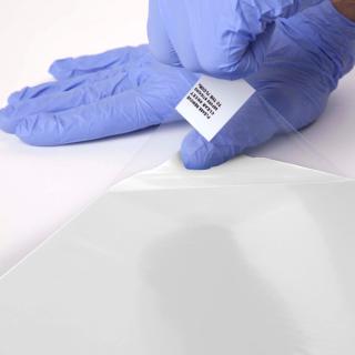 Bílá lepící dezinfekční dekontaminační rohož FLOMA Sticky Mat - 45 x 90 cm - 30 listů