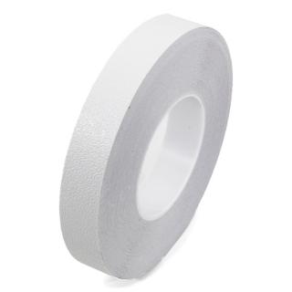 Bílá plastová voděodolná protiskluzová páska FLOMA Aqua-Safe - 18,3 x 2,5 cm tloušťka 0,7 mm