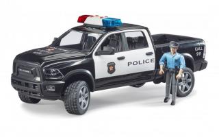 Bruder 02505 Terénní auto RAM 2500 POLICIE s figurkou