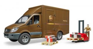 Bruder 02538 MB Sprinter UPS s řidičem a příslušenstvím