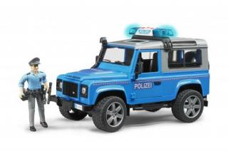 Bruder 02597 Land Rover Defender Policie s policistou