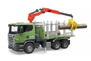 Bruder 03524 Nákladní auto Scania na přepravu dřeva