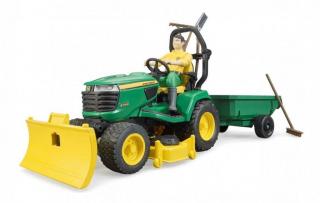 Bruder 62104 Zahradní traktor John Deere s figurkou