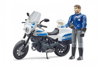 Bruder 62731 Policejní motocykl Ducati s policistou