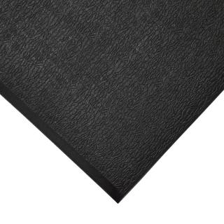 Černá gumová protiskluzová protiúnavová průmyslová rohož - 182 x 90 x 0,6 cm