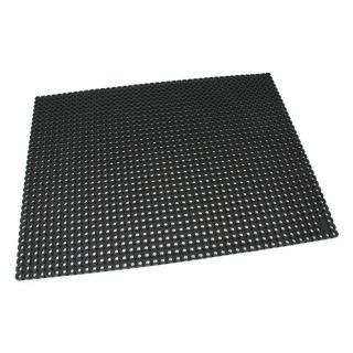 Černá gumová venkovní vstupní rohož Octomat Mini - 75 x 100 x 1,2 cm