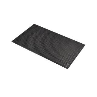 Černá olejivzdorná průmyslová extra odolná rohož Safety Stance Solid - 150 x 90 x 2,0 cm