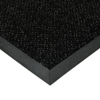 Černá textilní čistící vnitřní vstupní rohož Cleopatra Extra - 50 x 80 x 0,9 cm