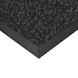 Černá textilní vstupní vnitřní čistící rohož Valeria - 200 x 100 x 0,9 cm