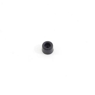 Černý gumový kónický doraz s dírou pro šroub FLOMA - průměr 2,2 cm x 1,5 cm