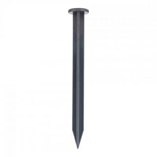 Černý plastový kotvící hřeb Eco - průměr 2,6 cm x 25 cm