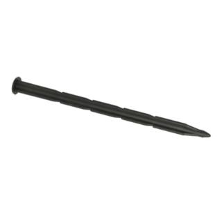 Černý plastový kotvící hřeb  UNI  - průměr 2 cm x 25 cm