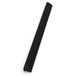 Černý plastový nájezd  samice  pro terasovou dlažbu Linea Striped - 58 x 4,5 x 2,5 cm
