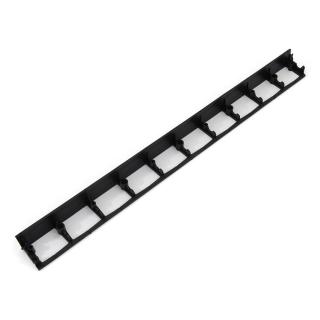 Černý plastový skrytý zahradní obrubník FLOMA Stella Bord - 100 x 8 x 6 cm