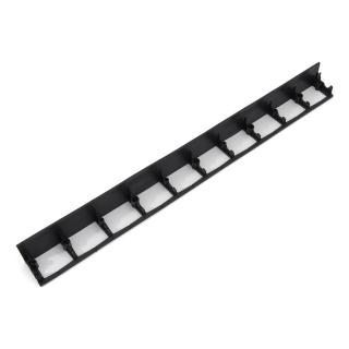 Černý plastový skrytý zahradní obrubník FLOMA Stella Bord - 100 x 8 x 8 cm