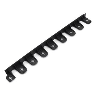 Černý plastový skrytý zahradní obrubník FLOMA Stella Bord - 80 x 4,5 cm