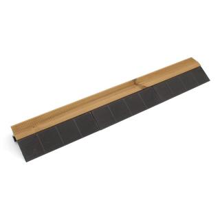 Dřevěný nájezd  samice  pro terasovou dlažbu Linea Combi-Wood - 118 x 19,5 x 6,5 cm