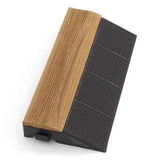 Dřevěný nájezd  samice  pro terasovou dlažbu Linea Combi-Wood - 40 x 19,5 x 6,5 cm