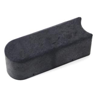 Grafitový gumový neviditelný zahradní obrubník FLOMA - 30 x 10 x 12 cm