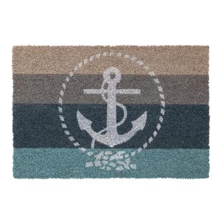 Kokosová vnitřní čistící vstupní rohož FLOMA Ruco Anchor - 40 x 60 x 1,5 cm