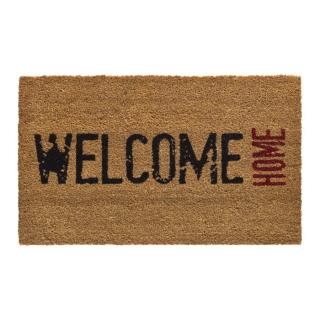 Kokosová vnitřní čistící vstupní rohož FLOMA Ruco Welcome Home - 45 x 75 x 1,5 cm