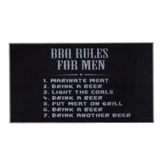Kuchyňský pratelný koberec FLOMA BBQ Rules (Cfl-S1) - 67 x 120 x 0,5 cm