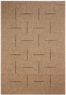 Kusový koberec FLOORLUX 20008 coffe/black 60x110cm