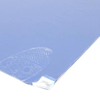 Modrá lepící dezinfekční dekontaminační rohož Sticky Mat, FLOMA - 90 x 115 cm - 60 listů