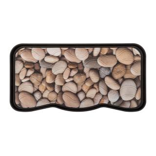 Plastový odkapávač na boty FLOMA River Stone - 38 x 75 x 2,1 cm