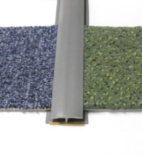 Přechodová lišta na koberec 35mm pvc šedá