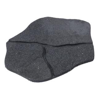 Šedý gumový zahradní nášlap (šlapák) FLOMA Stone - 51 x 38 x 1,8 cm