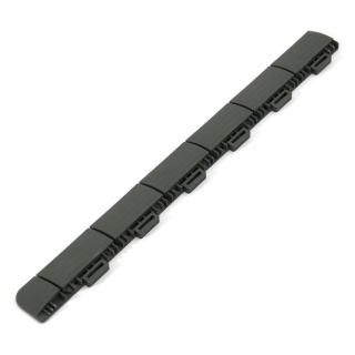 Šedý plastový nájezd  samice  pro terasovou dlažbu Linea Marte - 60 x 5,2 x 1,3 cm