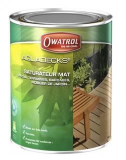 Termowood ošetřující nátěr na dřevo OWATROL AQUADECKS - TEAK 5l