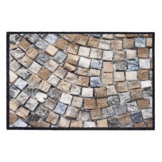 Vnitřní čistící vstupní rohož FLOMA Optima Stone - délka 50 cm, šířka 75 cm a výška 0,7 cm