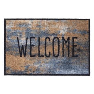 Vnitřní čistící vstupní rohož FLOMA Optima Stone Welcome - délka 50 cm, šířka 75 cm a výška 0,7 cm