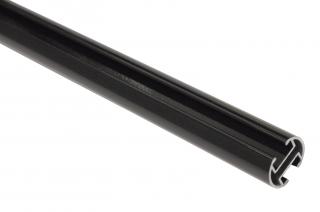 Záclonová kolejnička Memphis 16/120cm, černá matná