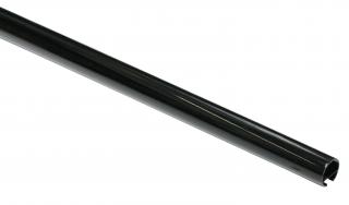 Záclonová tyč s drážkou Chicago 20/120cm, černá