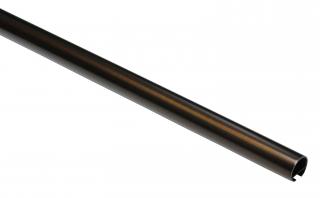 Záclonová tyč s drážkou Chicago 20/160cm, bronzová