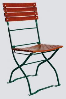 Zahradní židle Pierot jasan skládací, formovaný sedák