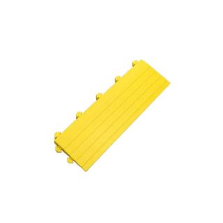 Žlutá gumová náběhová hrana  samec  pro rohože Premium Fatigue - 50 x 15 x 2,4 cm
