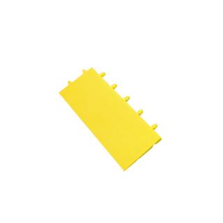 Žlutá gumová náběhová hrana  samec  pro rohože Tough - 48 x 18 x 2 cm