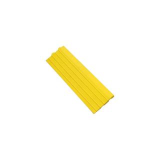 Žlutá gumová náběhová hrana  samice  pro rohože Premium Fatigue - 50 x 15 x 2,4 cm