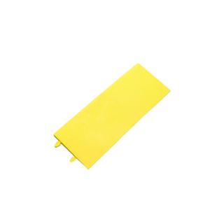 Žlutá gumová náběhová hrana  samice  pro rohože Tough - 48 x 18 x 2 cm