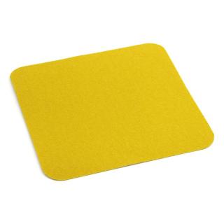 Žlutá korundová protiskluzová páska (dlaždice) FLOMA Standard - 14 x 14 cm a tloušťka 0,7 mm