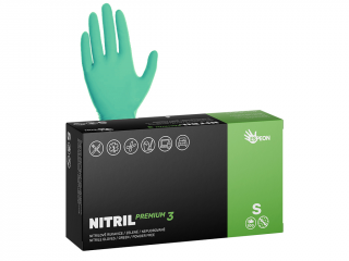 Espeon rukavice Nitril nepudrované zelené 70024 Velikost: S
